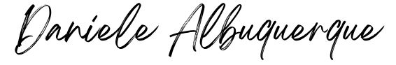 Assinatura de Daniele Albuquerque